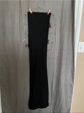 Women's Black Straight-Leg Dress Pants